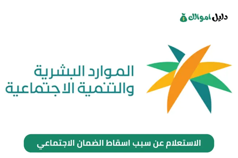 الاستعلام عن سبب اسقاط الضمان الاجتماعي