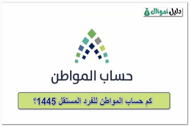 كم حساب المواطن للفرد