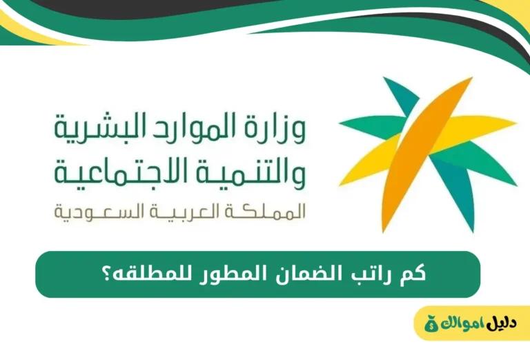 كم راتب الضمان المطور للمطلقه